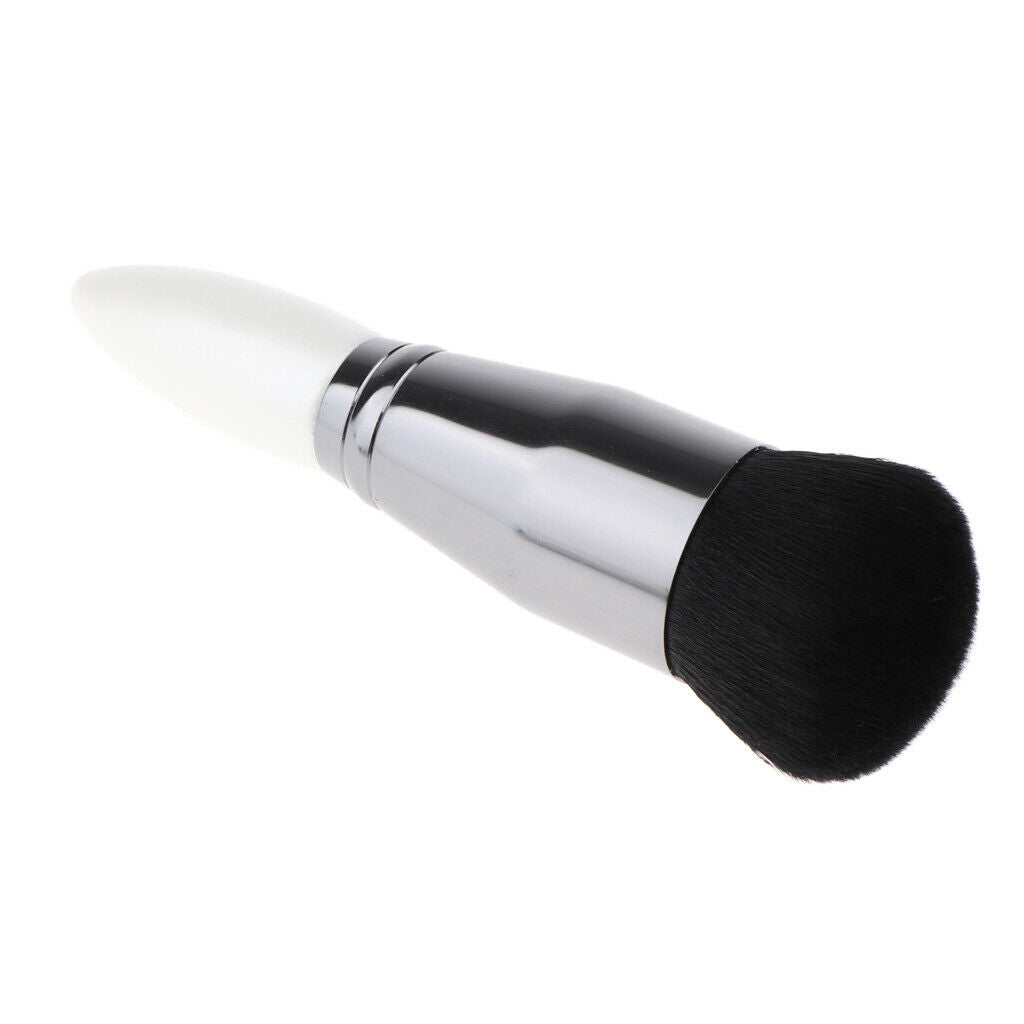 Mini Makeup Powder Brush Cosmetics Tools Multi Color Brush  White