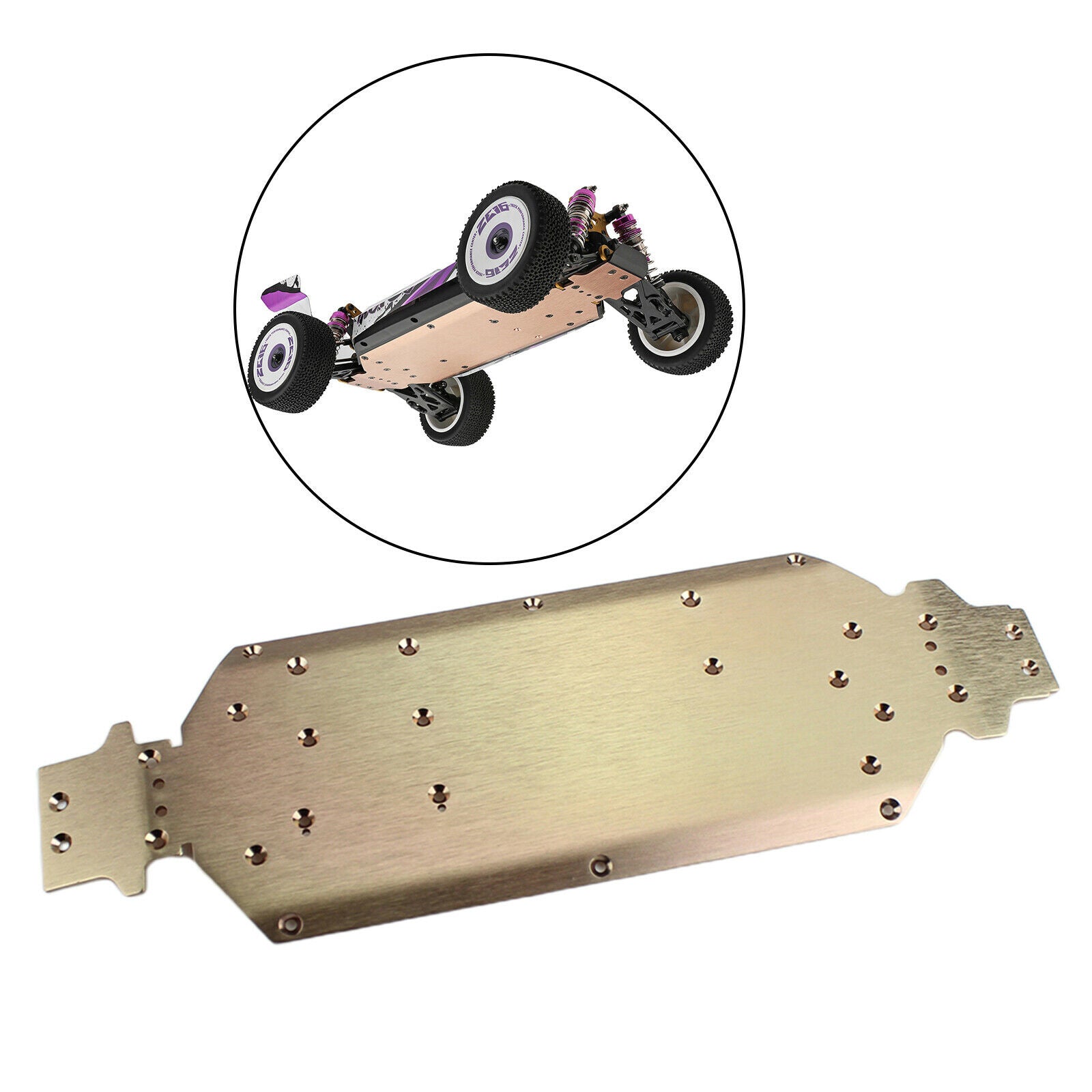 RC 124019-1823 Chassis Plate Upgrade Fit for WLtoys 124018 124019 RC Car