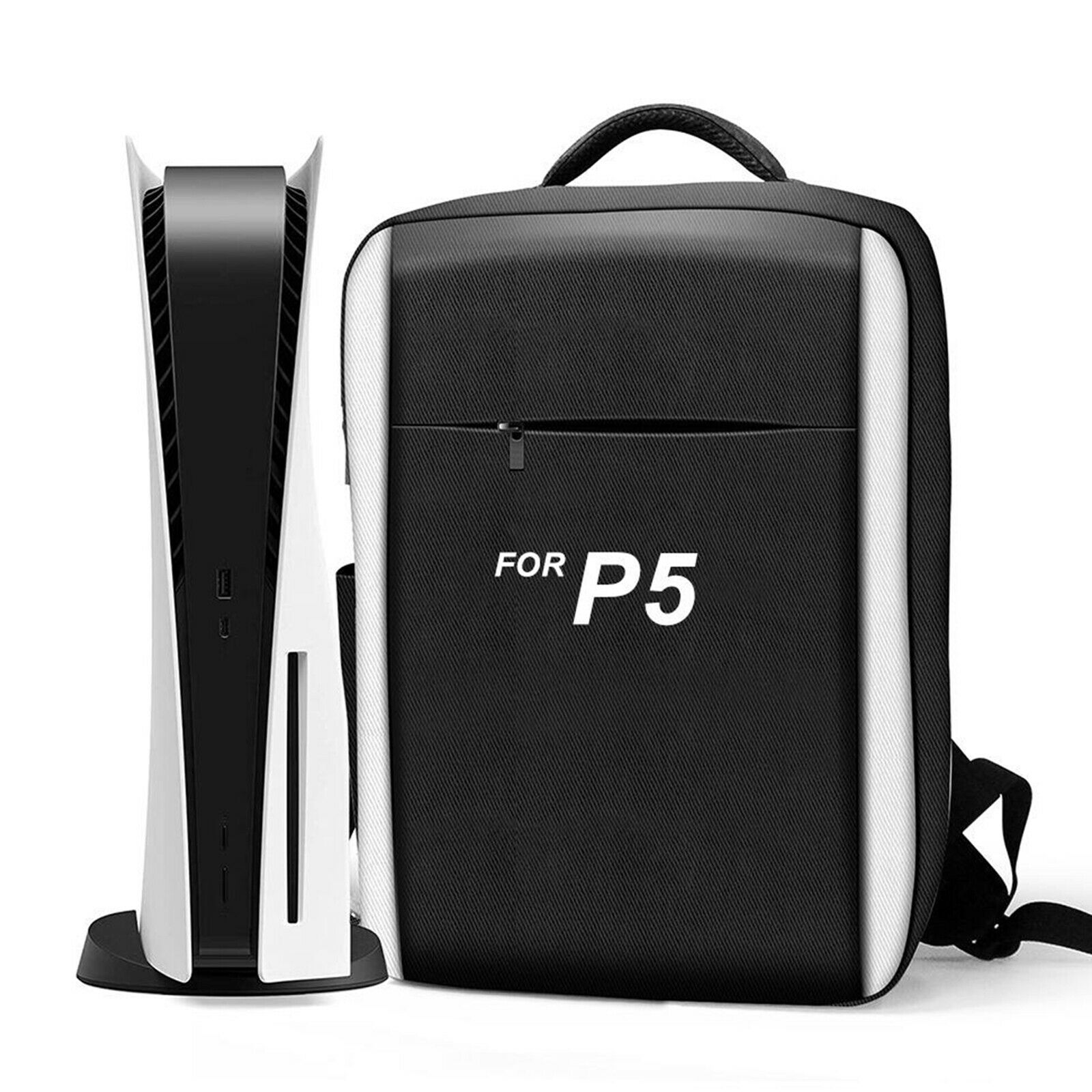 Durable Carrying Backpack Shoulder Bag for PS5 Game Console Accessories