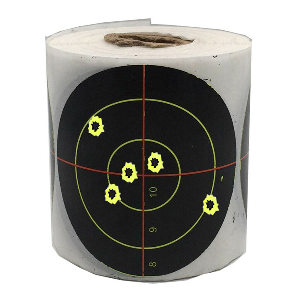 250pcs Shooting Targets Reactive Splatter Targets Adhesive Paper Target