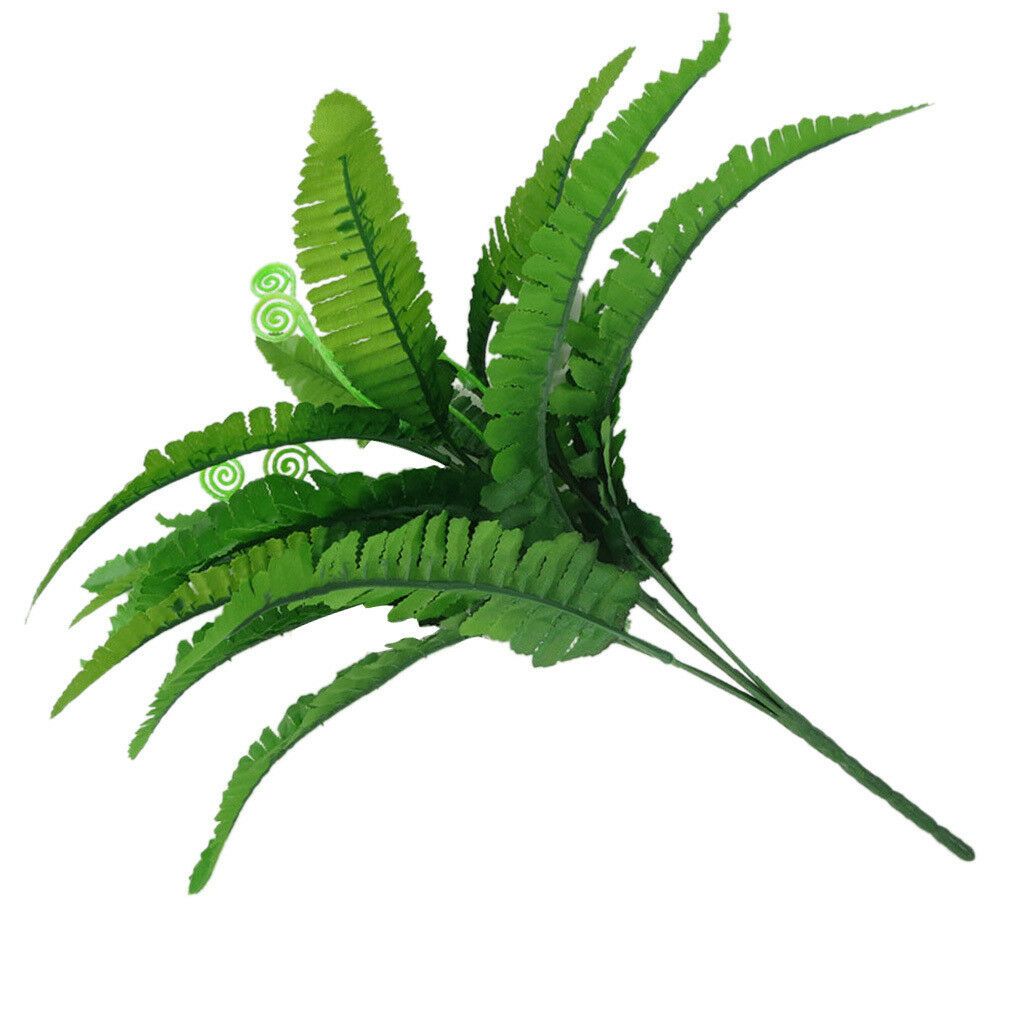 Wall Hanging Artificial Plastic Fern Leaf Garland Wedding Floral Decor b