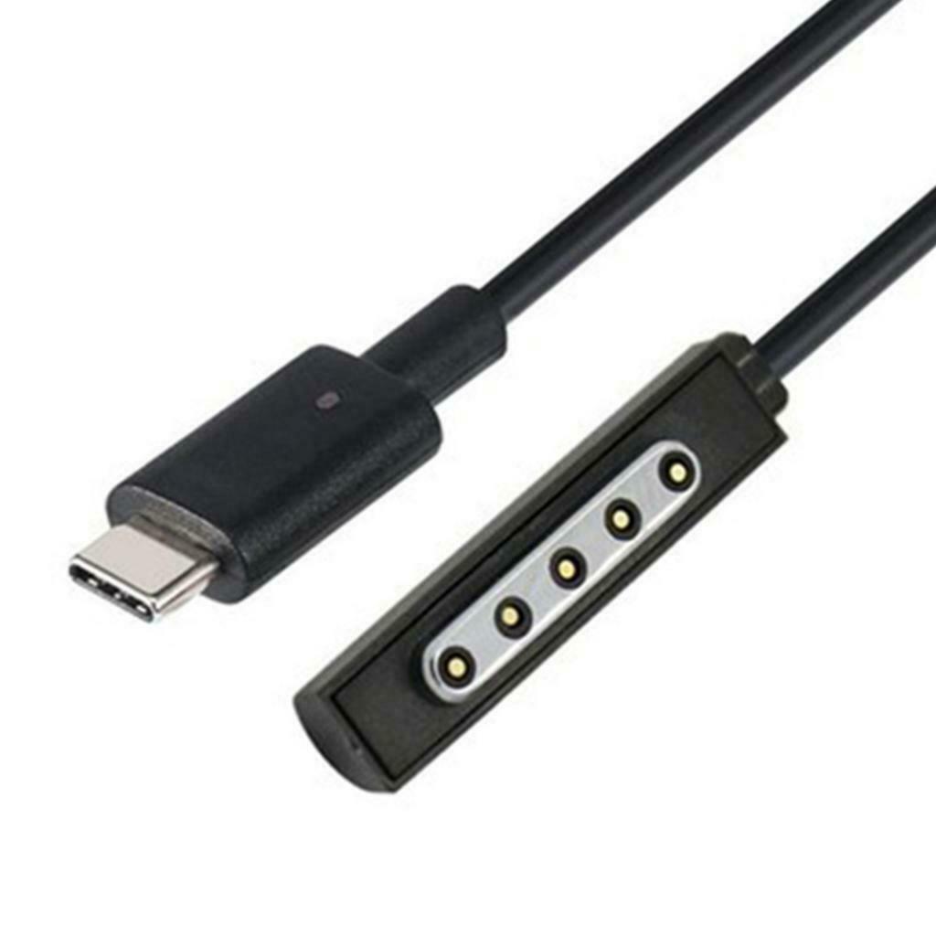 1Pc Black Type-C to Microsoft2 Adapter for Microsoft Surface RT/RT2/Pro/Pro2