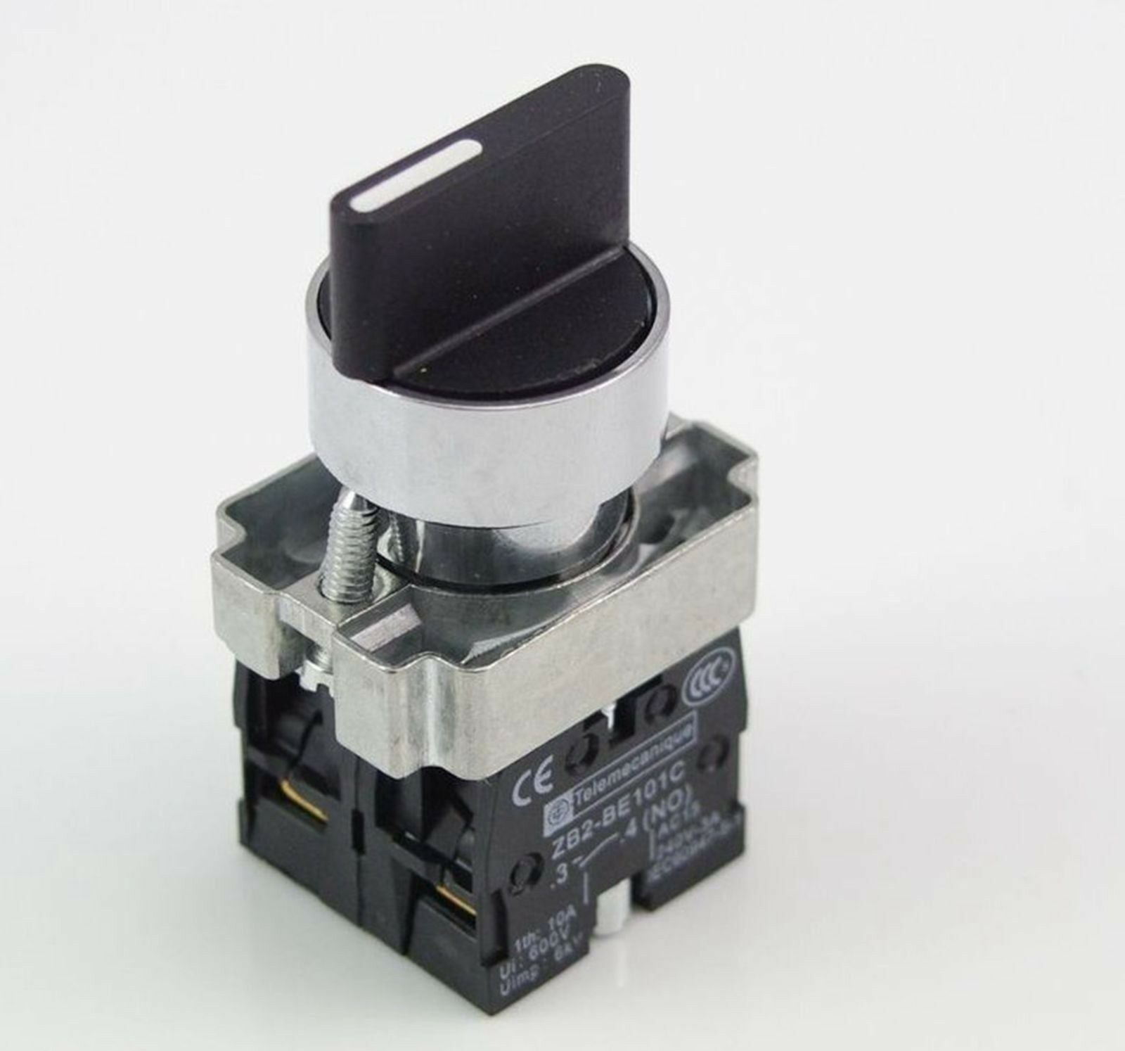 LOT4 XB2BD45C 1NO 1NC 2 Position Momentary Select Selector Switch Replaces Tele