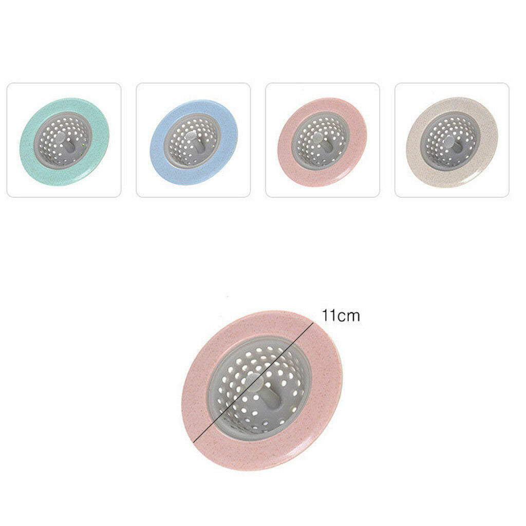 Silicone Hair Catcher Bath Drain Shower Tub Strainer Sink Trap Stopper Beige
