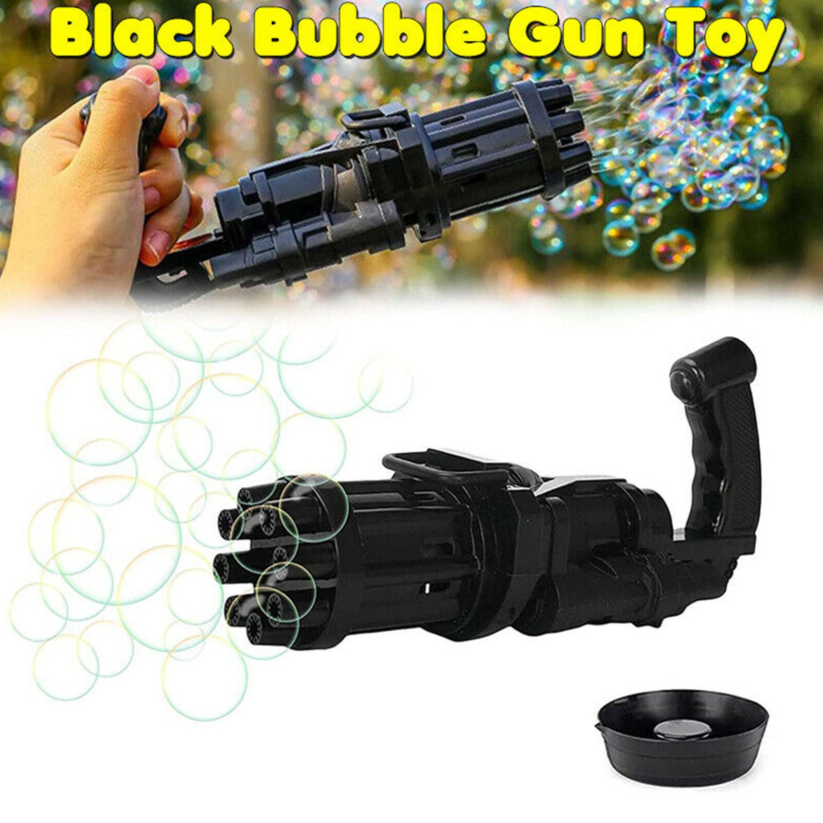 Gatling Bubble Machine Bubbler Maker Safe Summer Cooling Fan For Kid Outdoor
