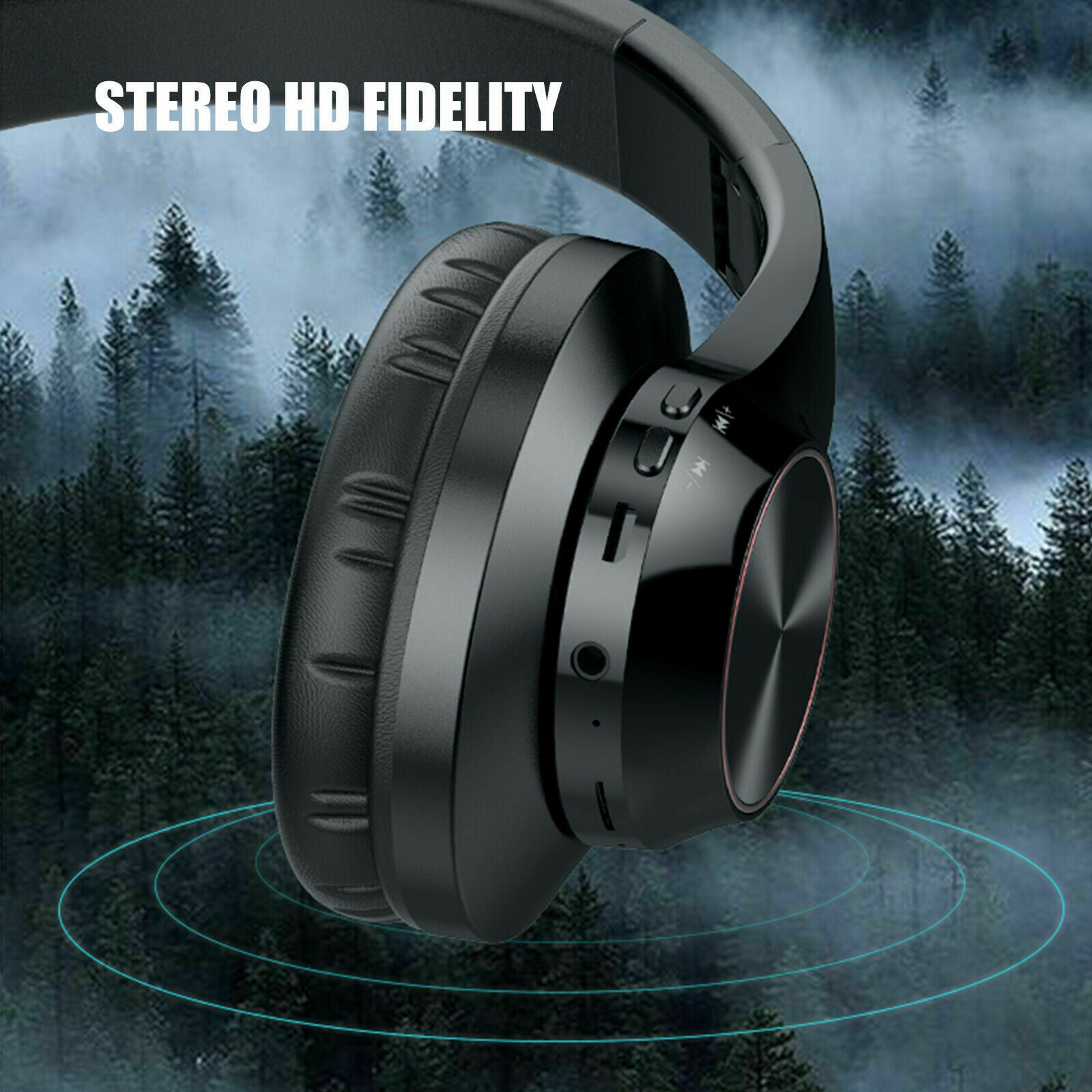 Wireless Bluetooth 5.0 Headphones Over Ear HD Stereo Headsets Foldable Earphones