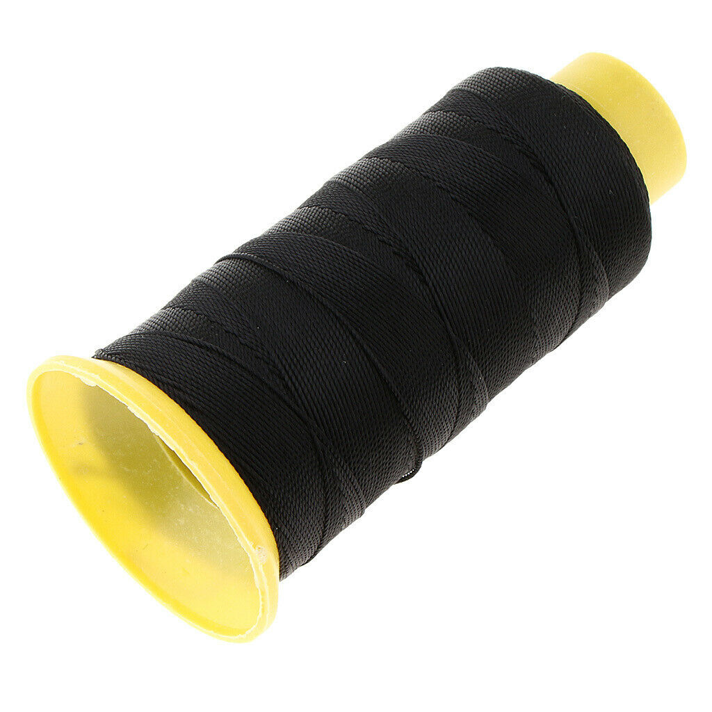 200M Bonded Nylon Sewing Thread Heavy Duty for Hand Sewing Machines Black