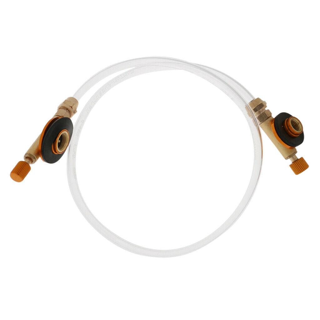 Camping Flat Tank Gas Guide Tube 2 Adjustable Valves Adapter