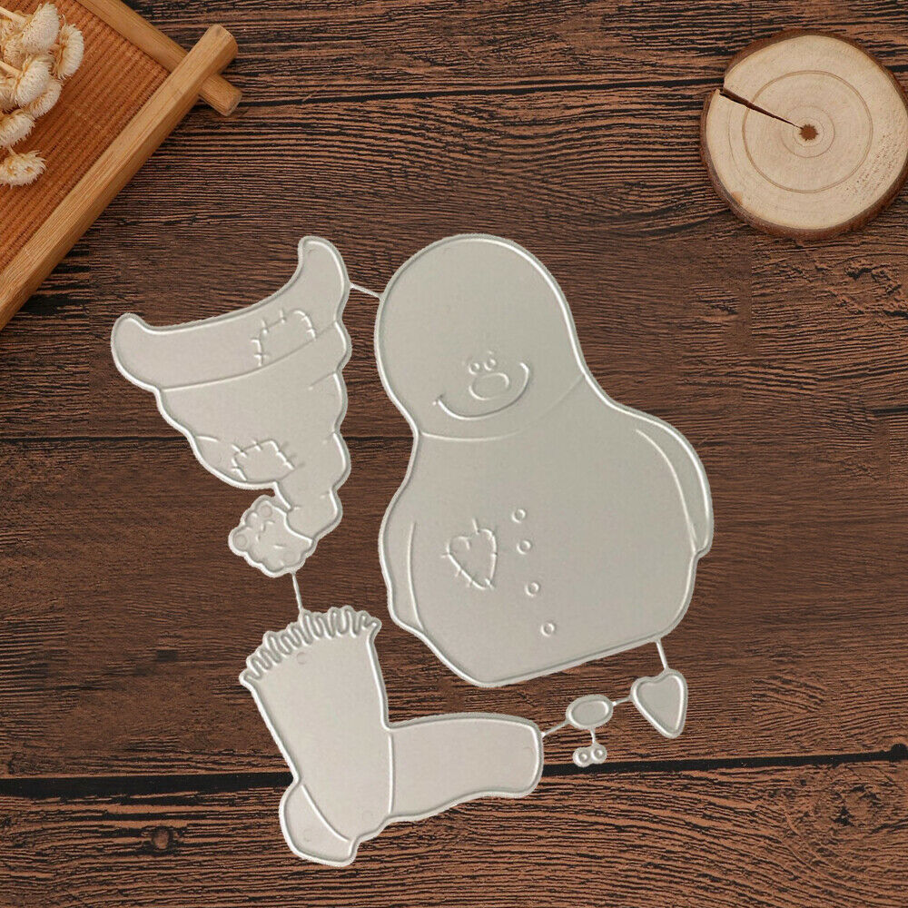 Christmas Snowman Metal Cutting Die Stencils Scrapbooking Embossing Card DIY