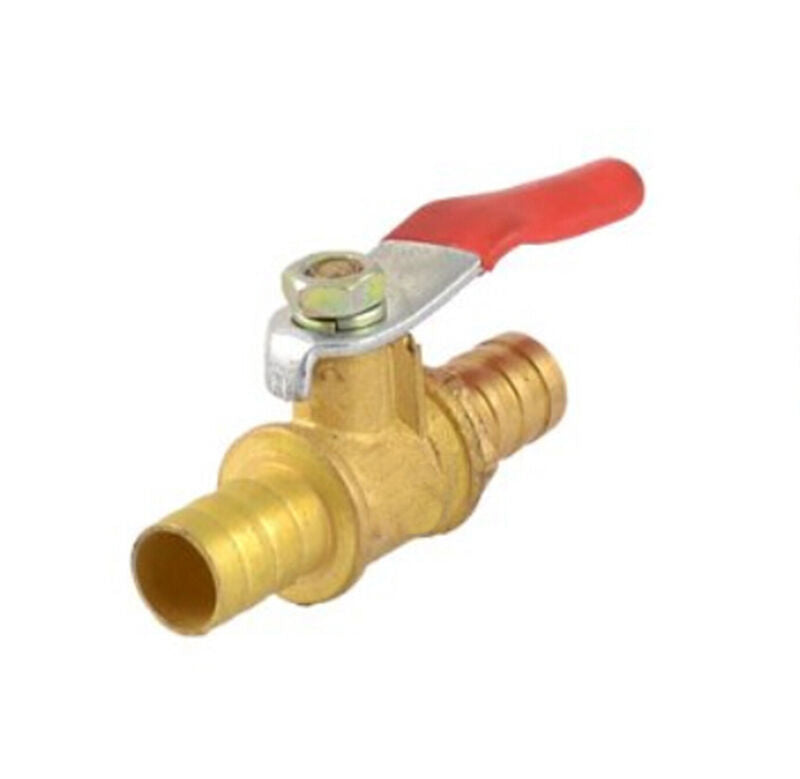 1/4" PEX Brass Ball Valve Full Port Crimp Shut-off Valve for PEX Tube tdJ.l8
