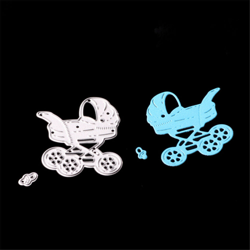 Baby Carriage Metal Cutting Dies Stencils for  Scrapbooking Card Making De.l8