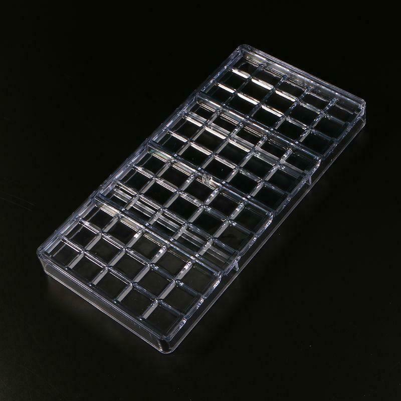 Chocolate Mold Candy Sugar Craft Handmade Tool Clear Hard Plastic PC Mould For