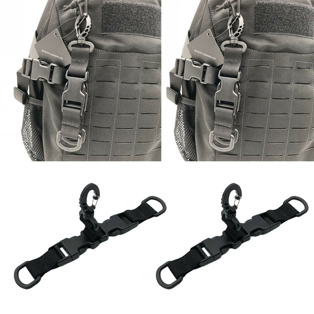 2 x webbing clip nylon webbing for 25mm straps