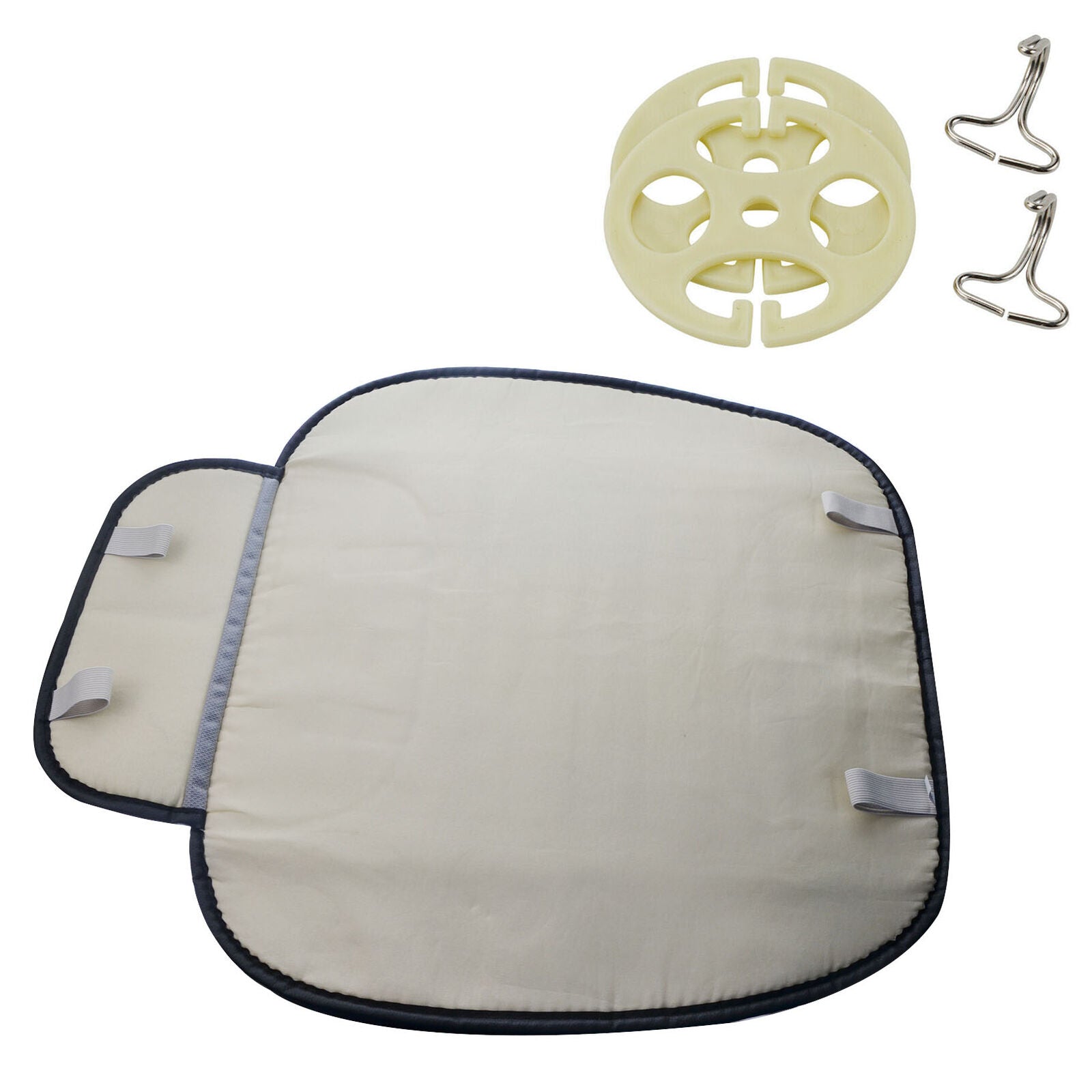Car Front Seat Cover Breathable Mat PU Leather Pad Chair Cushion Full Surround