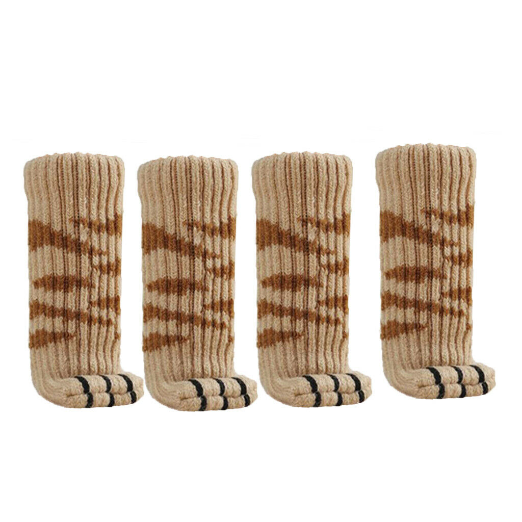 8 Pieces Chair Leg Floor Protectors, Anti Skid Chair Socks Legs Sleeves Cover