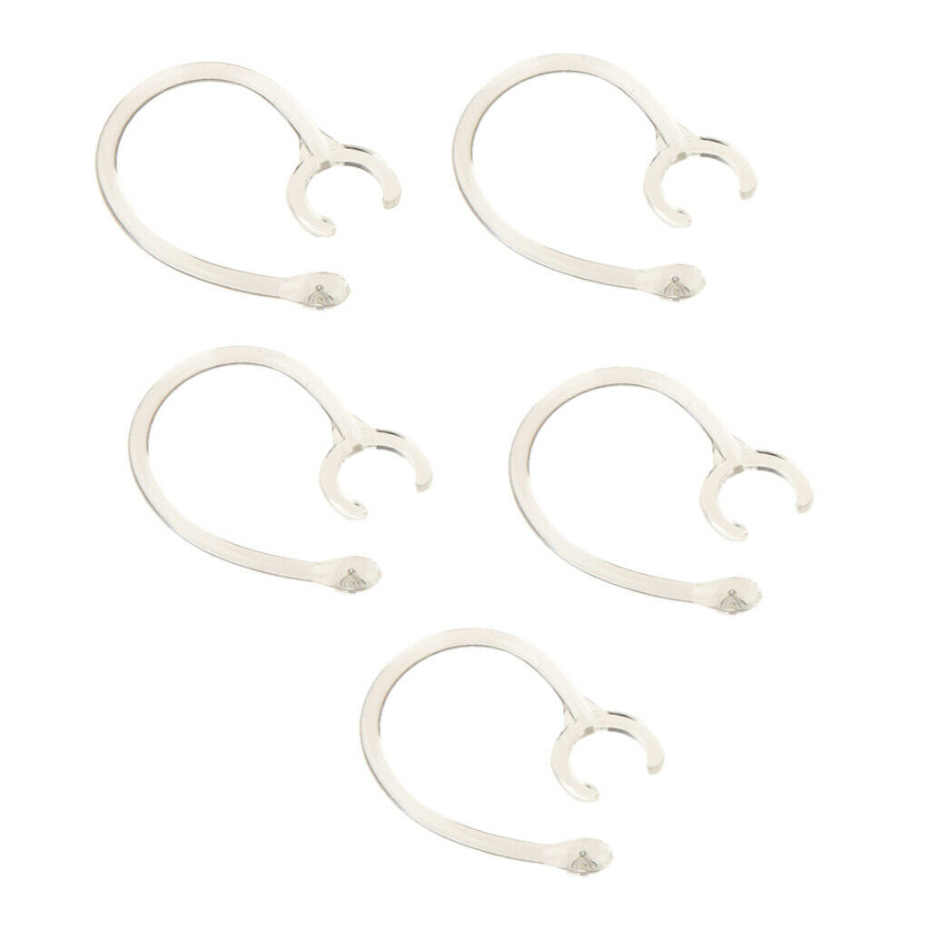 Clear Silicone Ear Hook Set Spout Earbuds Ear Hook 10mm ID for Nokia BH108 BH217