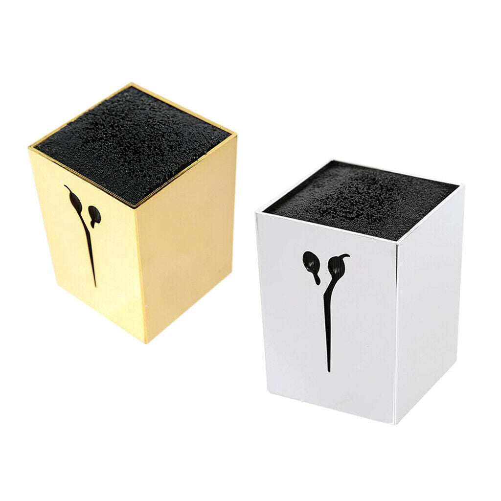 2 Packs Pro Scissor Comb Stand Holder Desktop Hair Styling Tool Stand Socket