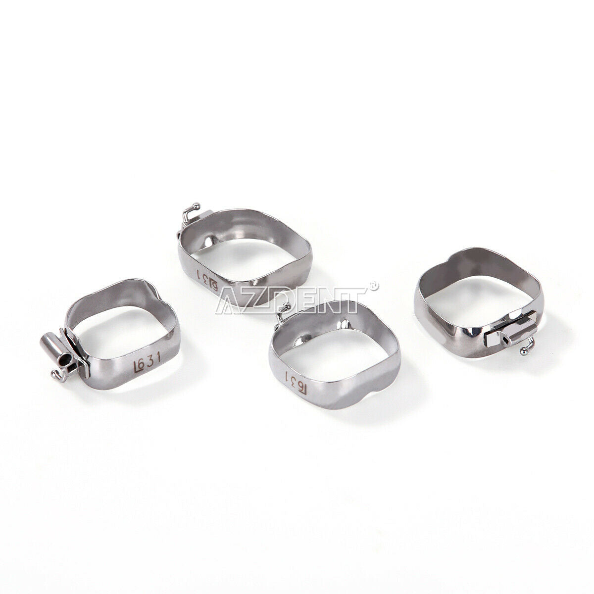 5X AZDENT Dental Ortho 1st Molar Bands Buccal Tube Roth 022" 16#-35# 80pc/pack