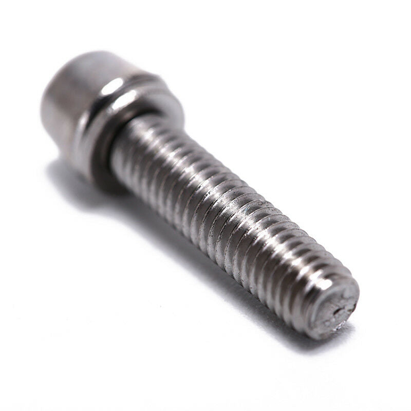 6pcs bicycle headset stem cap screw steel bicycle seat disc bolt m5 * 20.l8