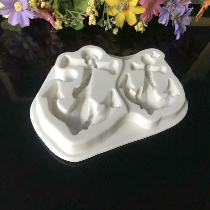 Chocolate Cookie Baking Decoration Supplies Polymer Clay DIY Mold Anchors Shaped