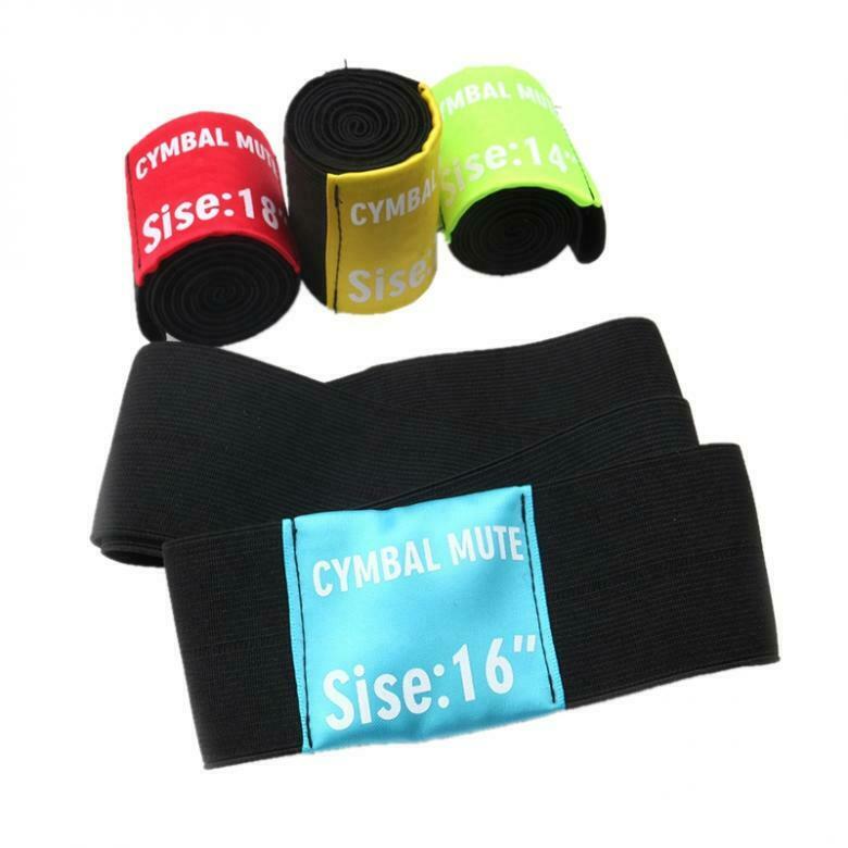 14 16 18 20 Inch Cymbal Mute Circle Ring Drum Set Hi-hat Practice Silencer 4pcs