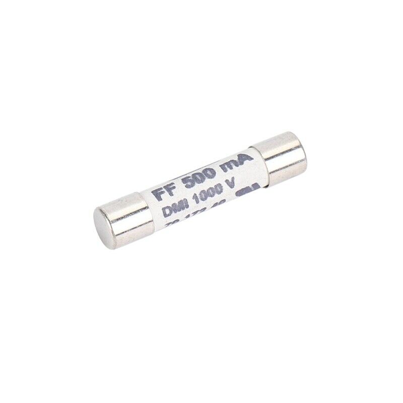 1000V 500mA 6.3 x 32mm White Ceramic Fuse for Multimeter W6H5H5