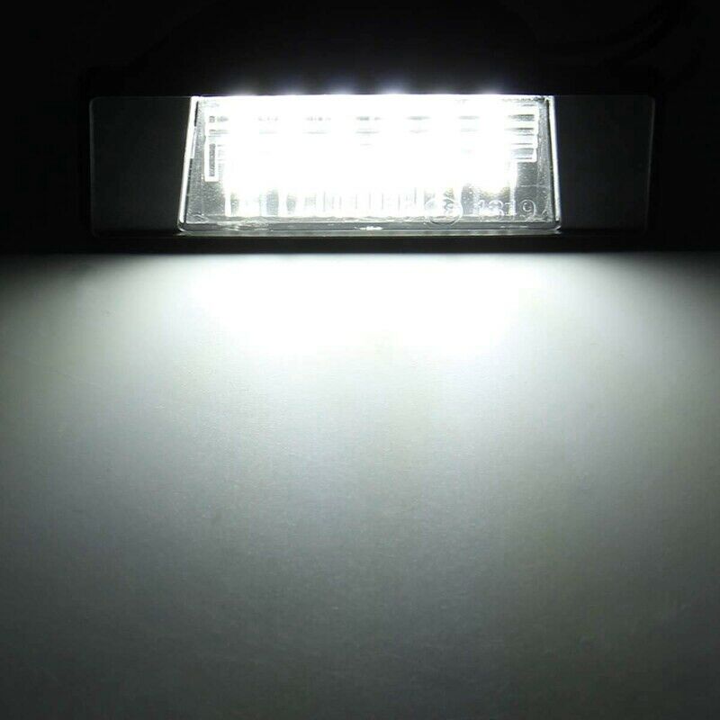 2Pcs Car 18Leds License Plate Lights Plastic for  Qashqai  Juke Primera BrightM4