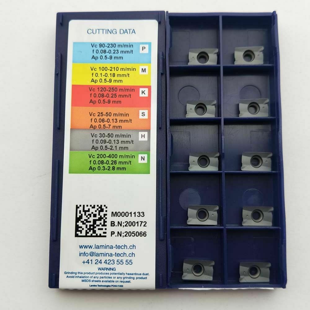 10pcs APKT1003 PDTR Milling cutter carbide inserts APKT 1003 milling inserts