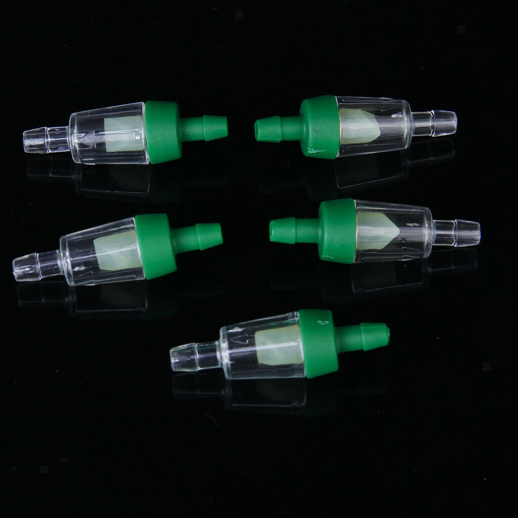 10pcs Aquarium Fish Tank Anti-backflow Check Valve Air CO2 Pump For 4mm Hose