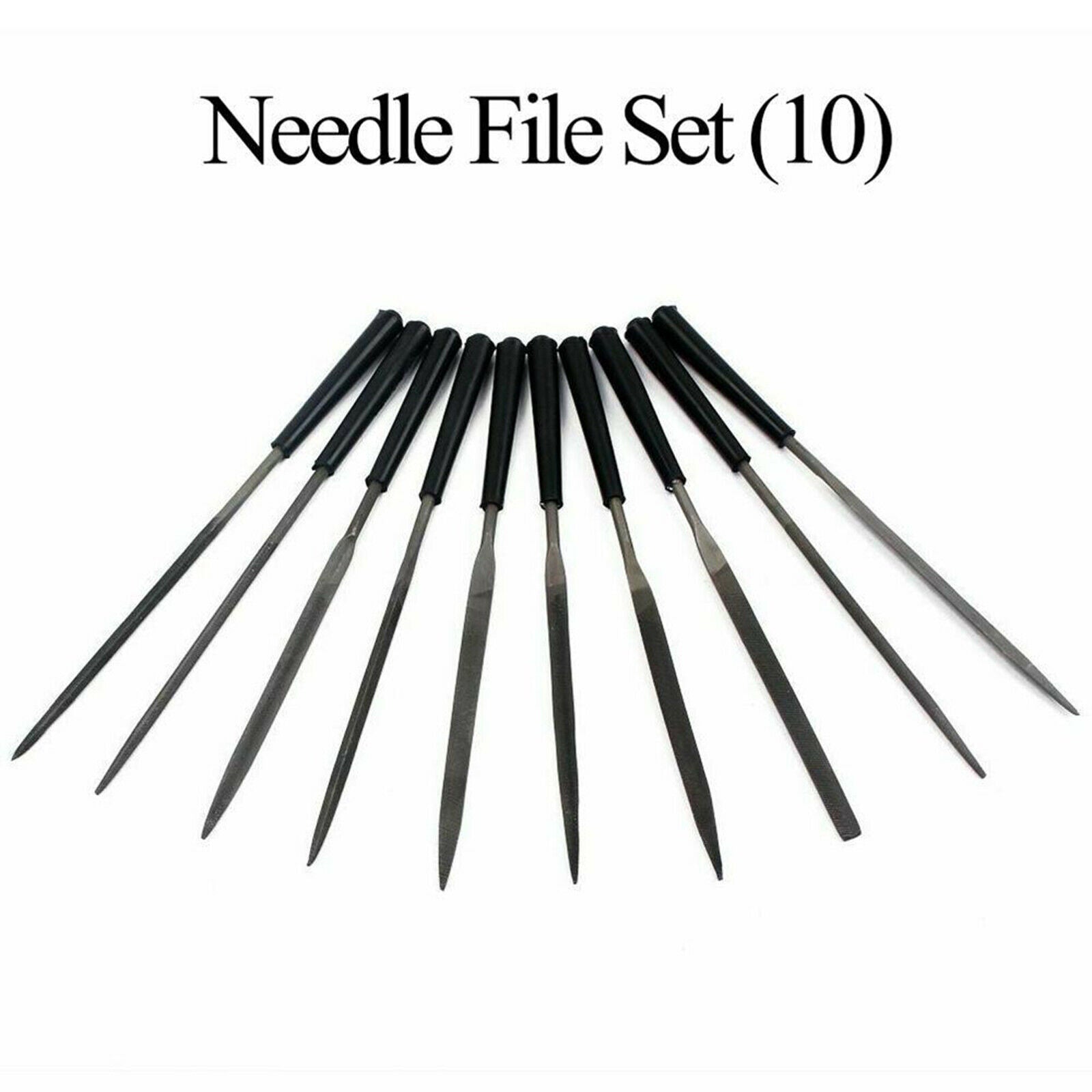 10 PCS Diamond  File Set for Guitar Frets Nut Soft Metal Wood And Plastic