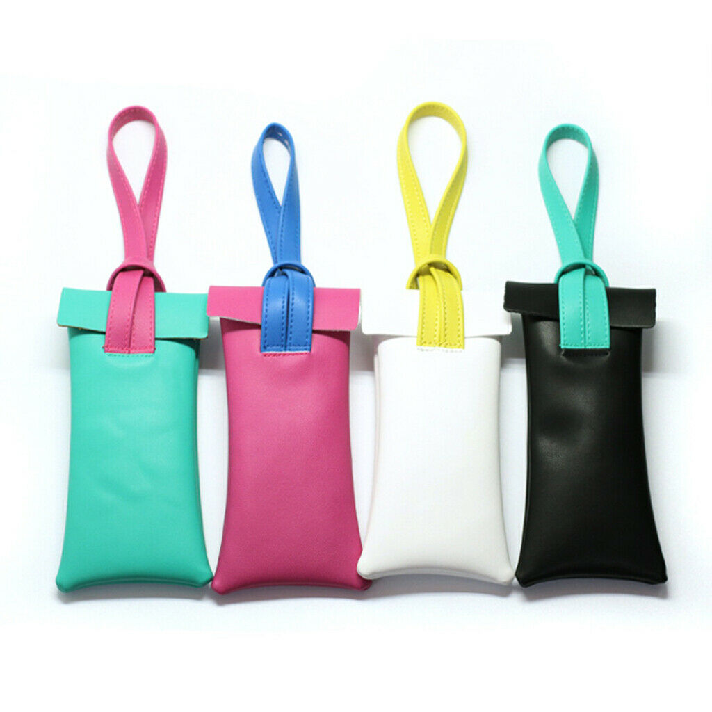 Eyeglasses Case Pouch Carrying Protective Holder with Handle Green