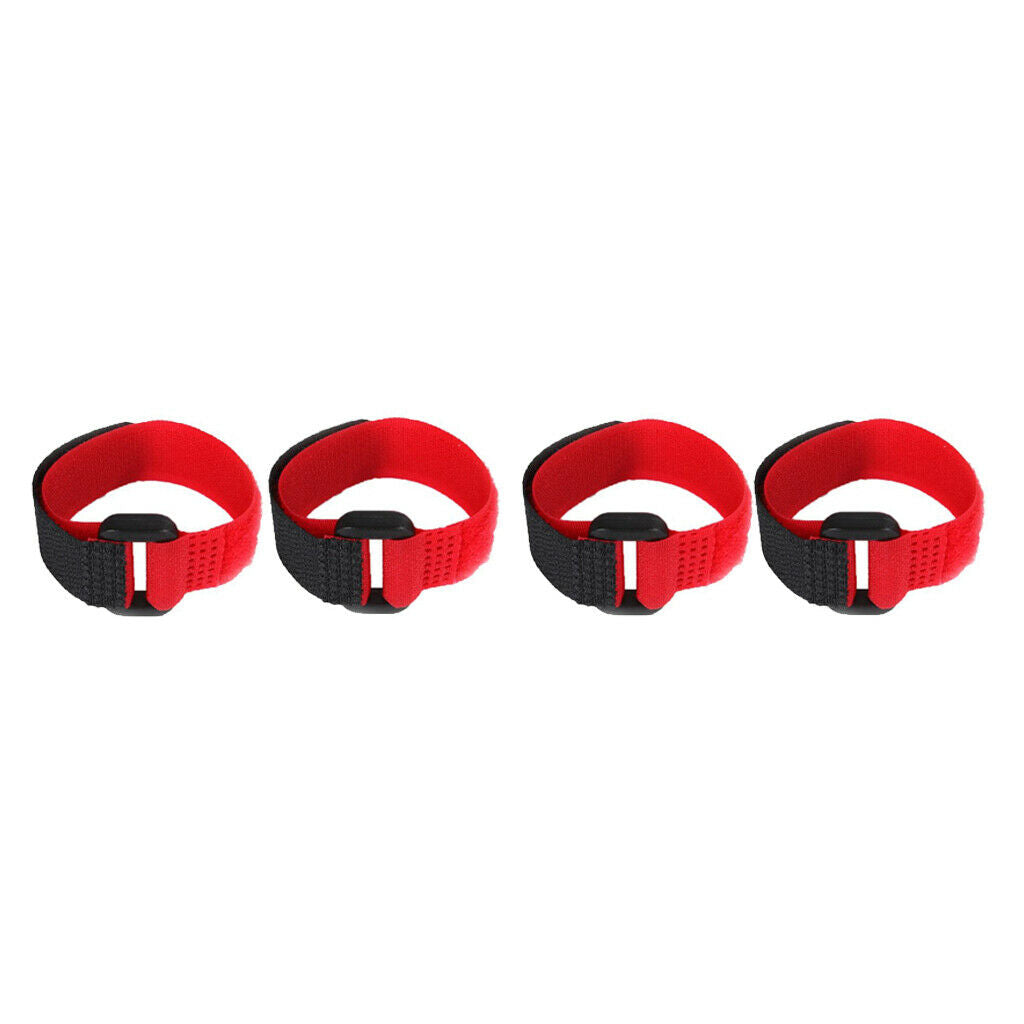 4pcs Rooster Collar Prevent Chicken from Disturbing Neighbors for Duck Red