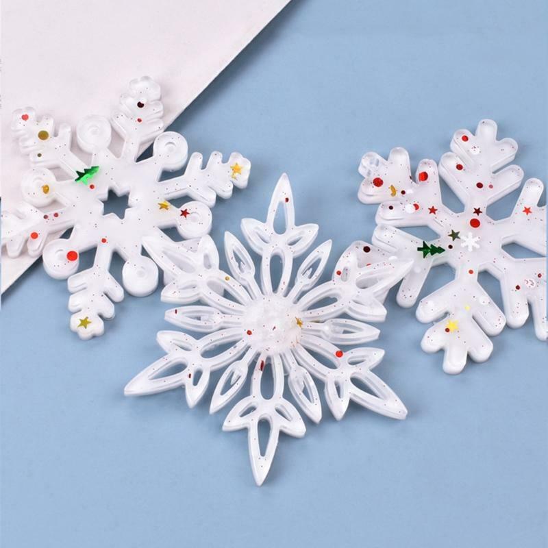 Snowflake Listing Silicone Mold Beauty Molds for Home Decoration Jewelry Tool