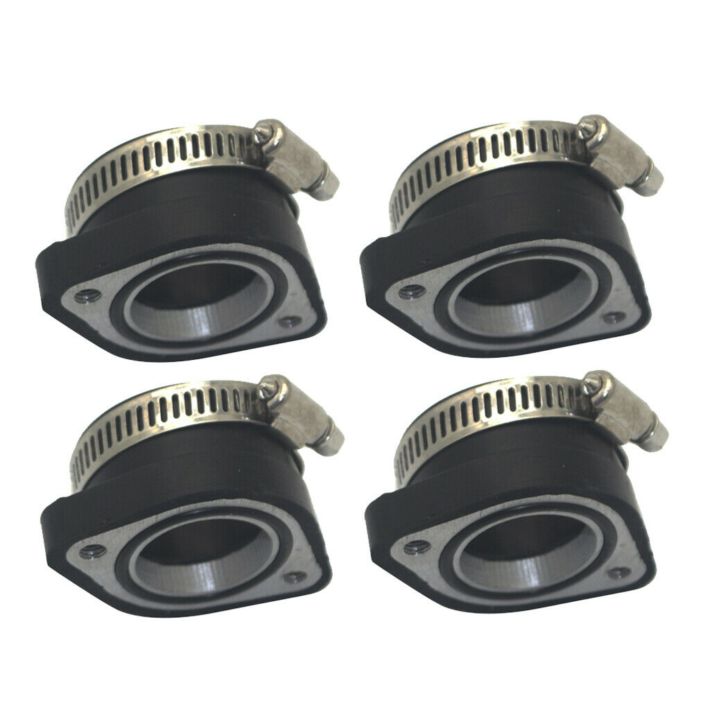 4x Dirt Bike Intake Mainfold Adapter Fit for   VM24 PE24 PE26 PE28 OKO Carb