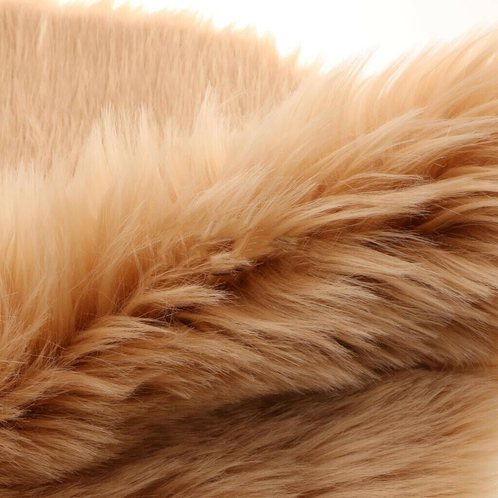 Artificial Sheepskin Car Seat Pad Cushion Mat Pad Fleece Carpet 12inch
