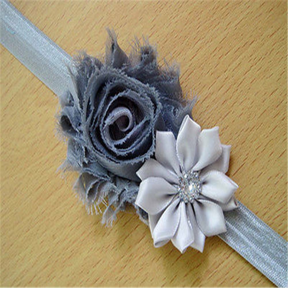 10X/Set Kids Girl Baby Chiffon Toddler Flower Bow Headband Hair Band Headwear*