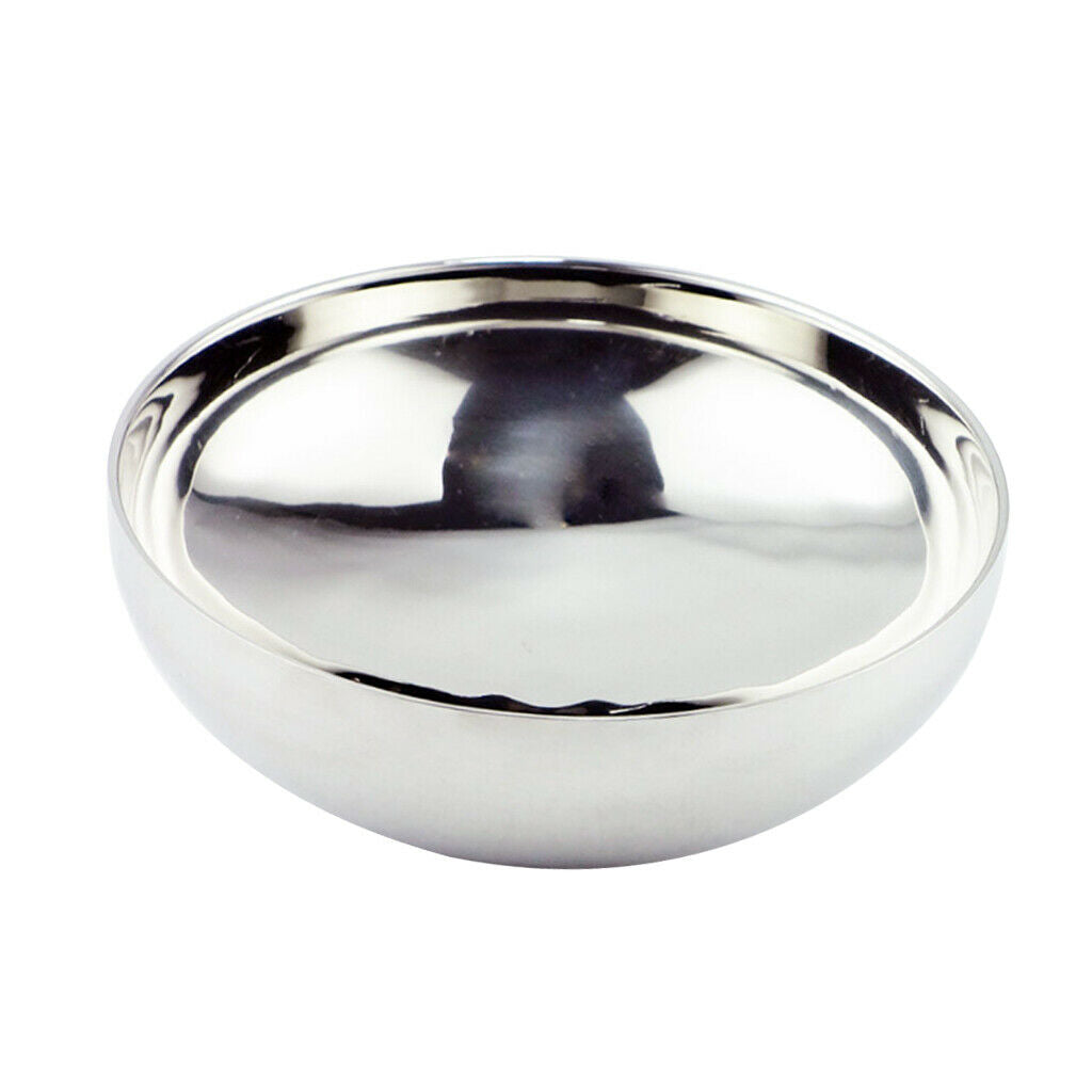 3x Stainless Steel Ramen Noodles Bowl Pasta Fruit Dessert Serving Dishes