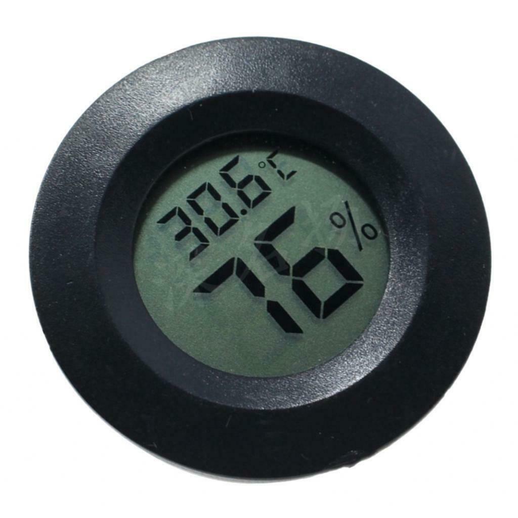 2pcs Room Thermometer Humidity Hygrometer for Reptile Lizards Turtle Tank