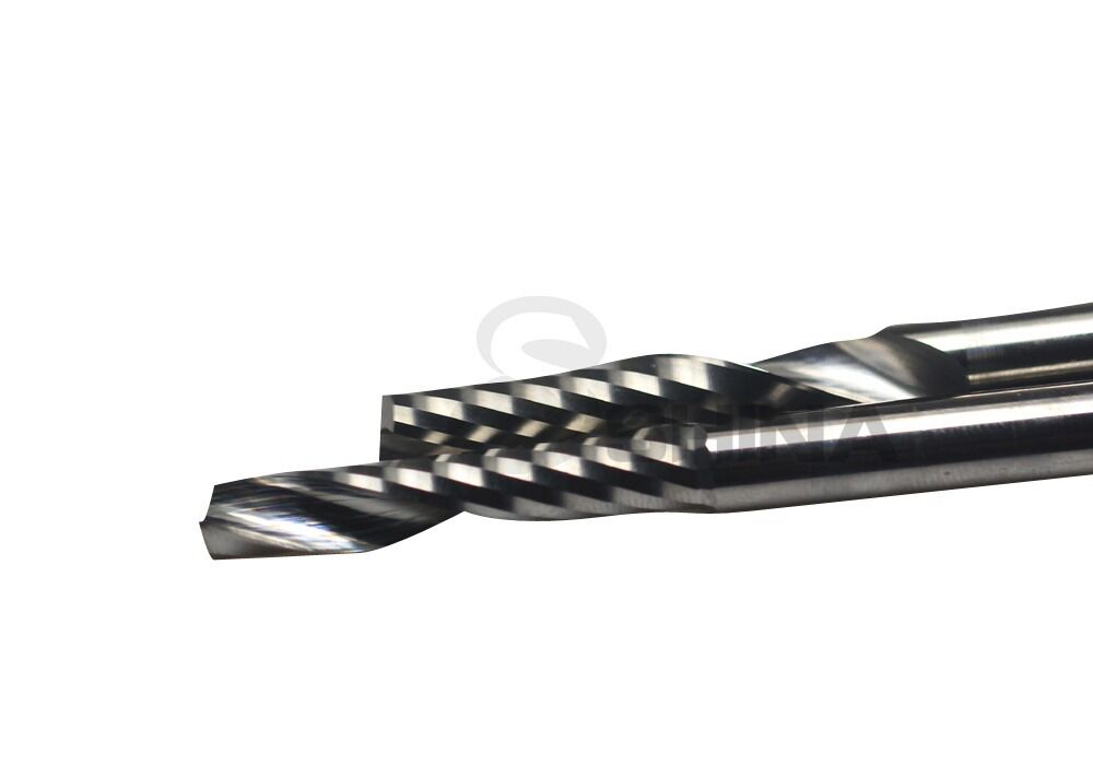 5x 6mm CNC Milling Cutter One Flute Tungsten Spiral CNC Router Bits 6*25mm