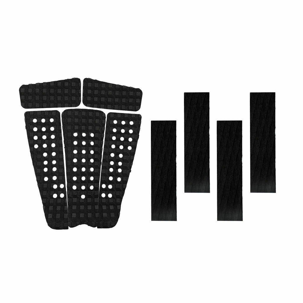Sets 9 Surf Surfboard Skimboard Longboard Traction Pad Deck Grip & Tail Pad