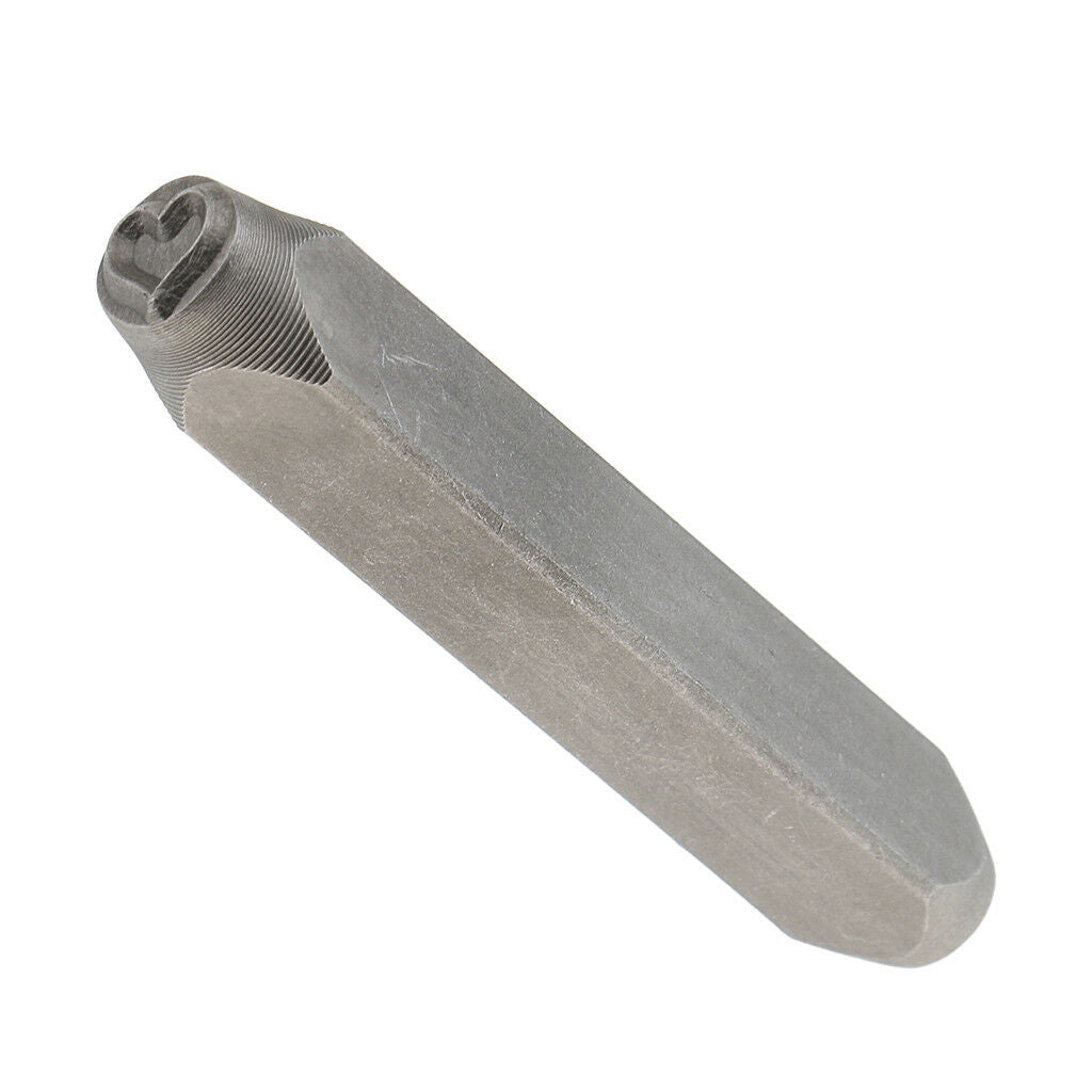 Precision 6mm Heart Shape Stamp Punch for Stamping Metal Blanks Leathercraft