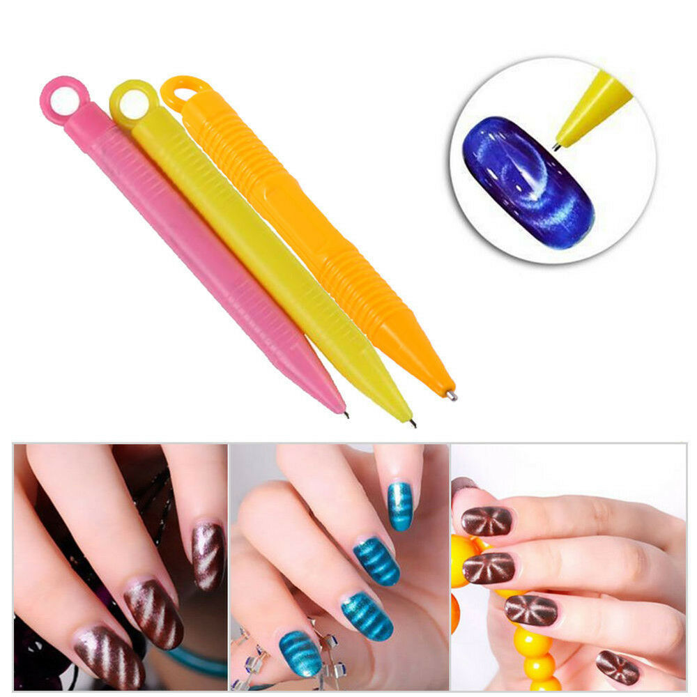 Magnetic Stick Magnet Pen for Cat Eye Gel Polish UV LED Nail Art Manicure Tools