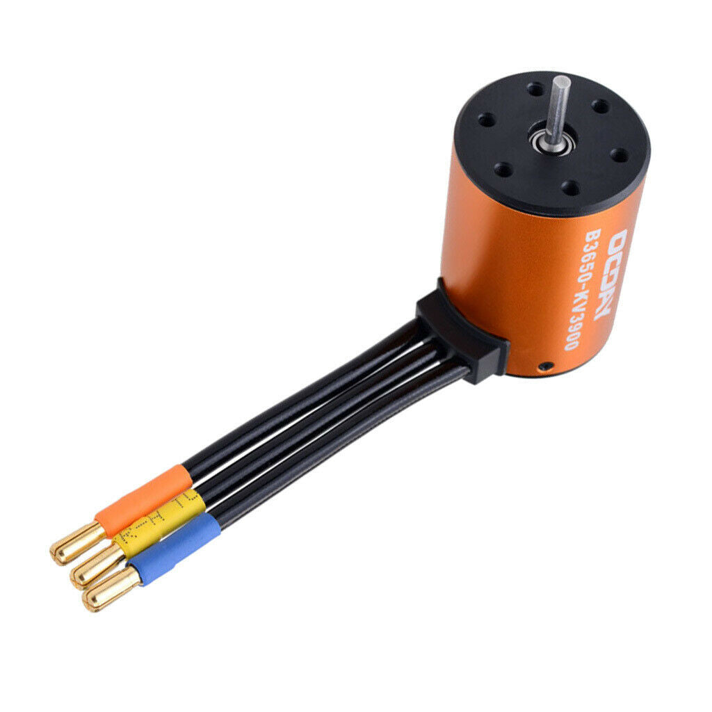 Pack of 1 Waterproof 3650 3900KV Brushless Motor for 1/10 RC Crawler Car