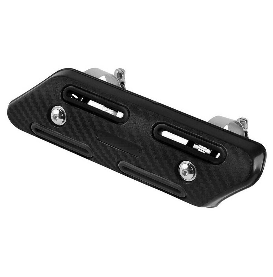 Carbon Fiber Style Motorcycle Mid Exhaust Heat Shield Muffler Heat Protect Guard