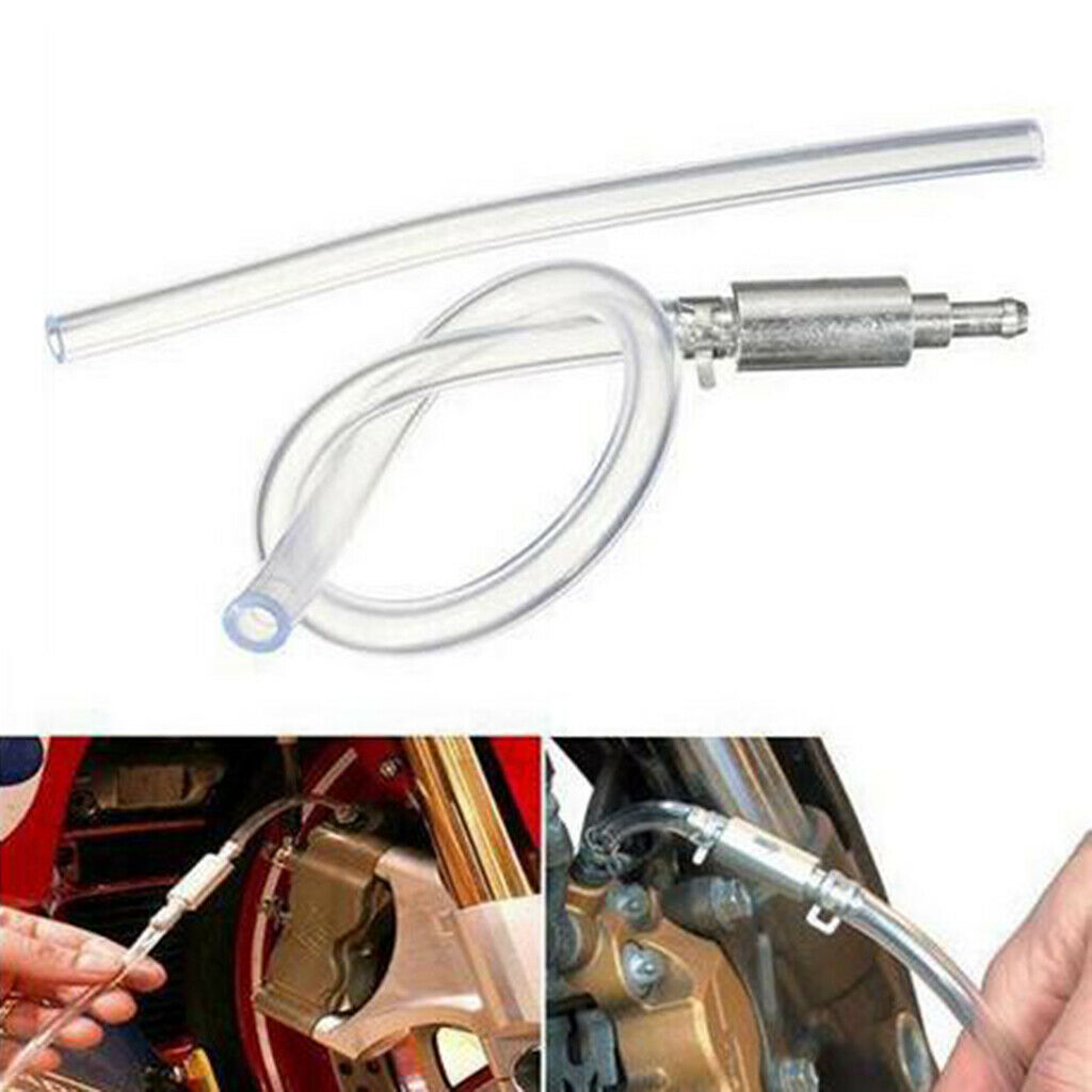Motorcycle Clutch Brake Bleeder Hose One Way Check Valve Bleeding Tool Kit