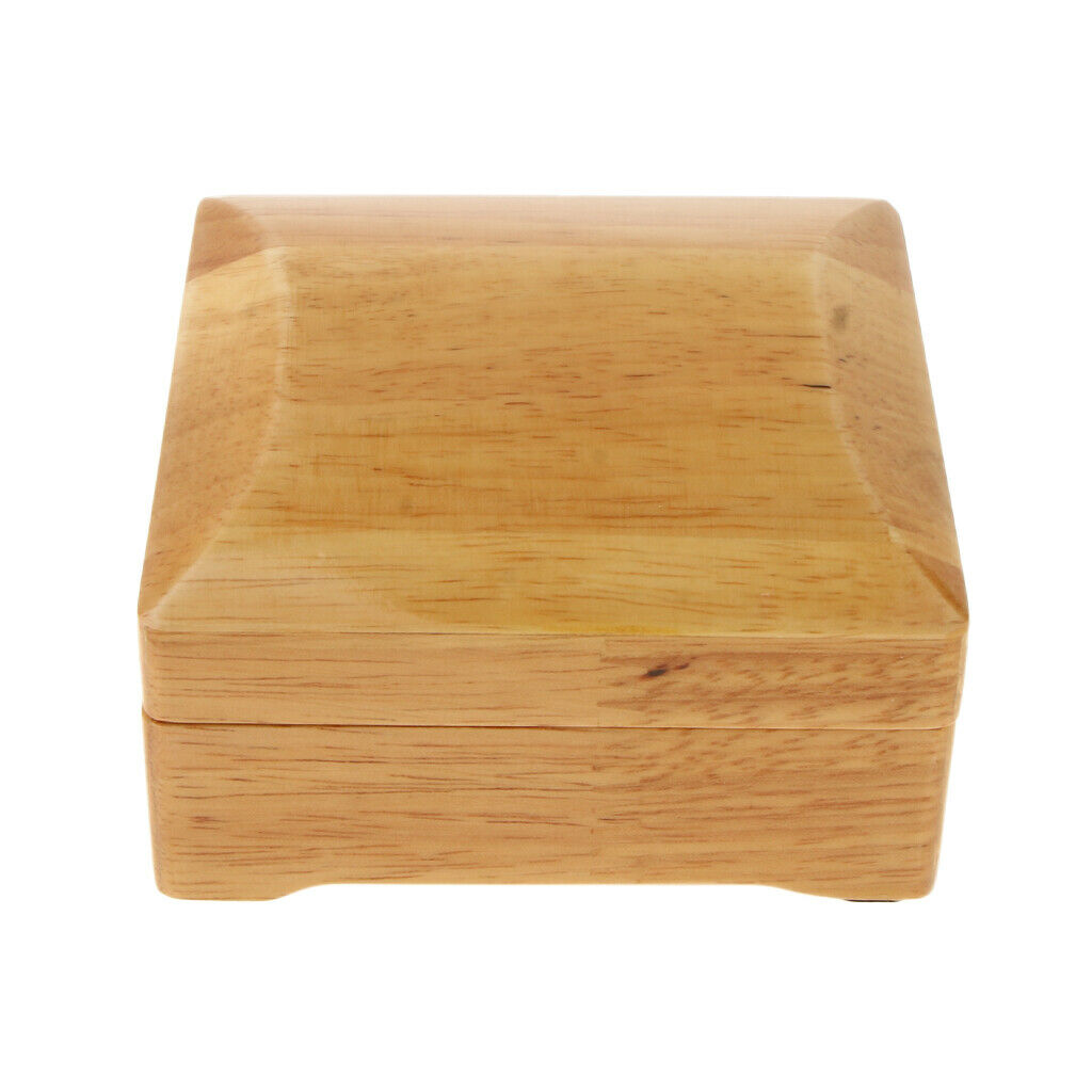 Square Wooden Bracelet Bangle Jewelry Storage Box Organizer Case 10x10x5cm