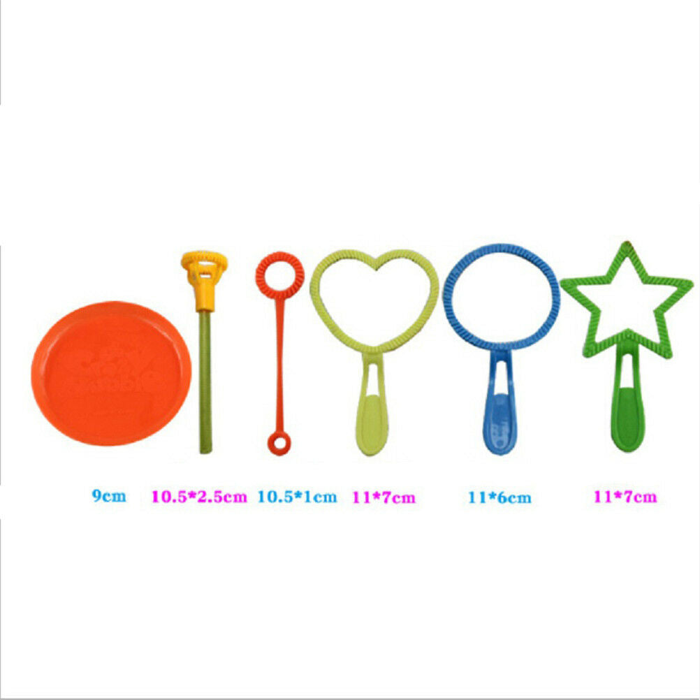 6pcs Kids Summer Blowing Bubble Toys Bubble Sticks Set for Children Outdoor Pb