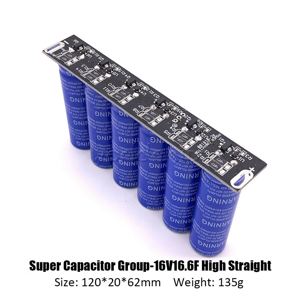 16V-16.6F Farad Capacitor Super Farad Capacitance With Protection Board Set