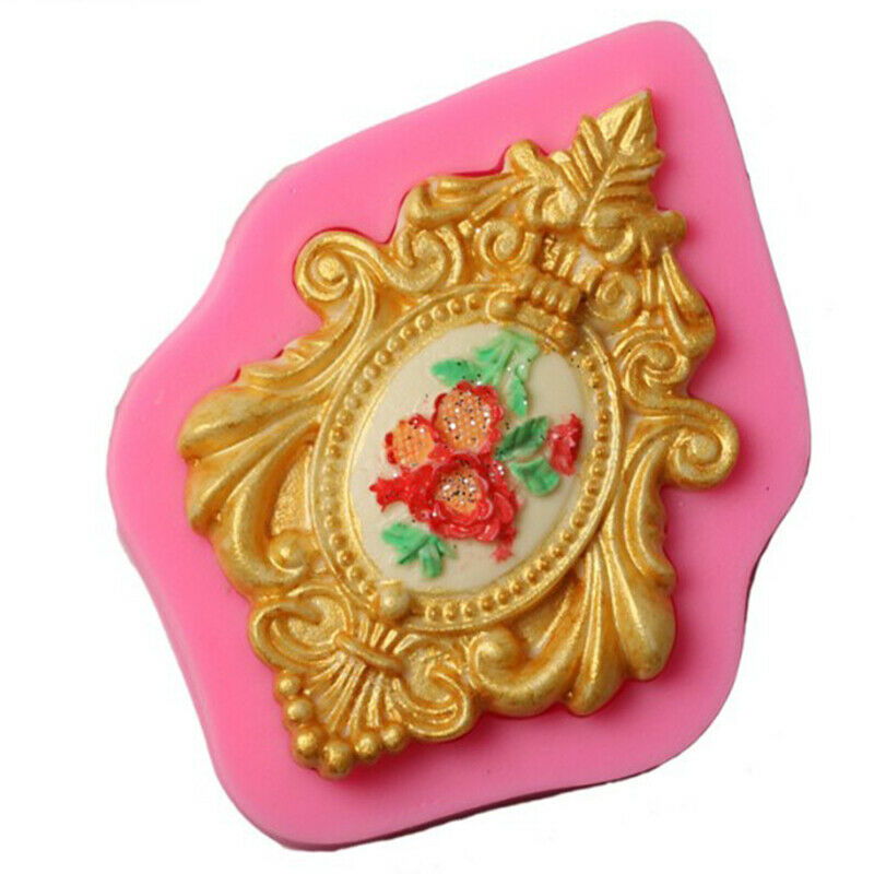 Mirror Fondant Cake Decorating Tools Frame Baking Moul.l8