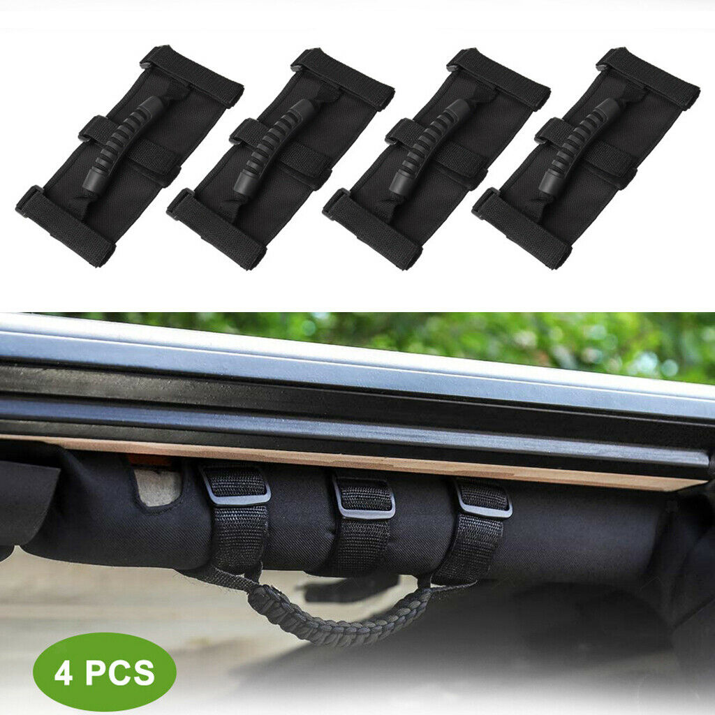 4pack Roll Bar Grab Handles Grip Handle for Jeep Wrangler YJ TJ JK JL New
